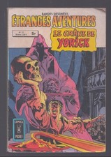 PETIT FORMAT . ÉTRANGES AVENTURES N°72 . 1981 . AREDIT . LE CRÂNE DE YORICK .