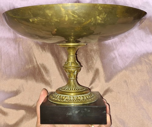 Coupe centre table bronze - de,