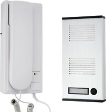 PAF0001 - Interphone Audio 2 Fils pour Immeuble - 1 Combiné Interphone Filaire