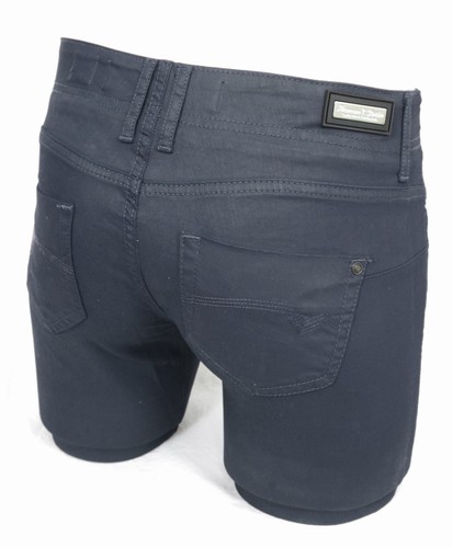 Jeans enduit ciré gris