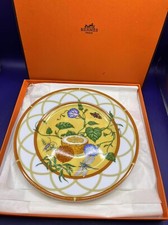 Assiette décorative en porcelaine Hermès La Siesta D'Hermes 22,5 cm / 8,9 pou...
