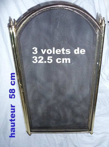 Pare feu cheminée pliant - de,