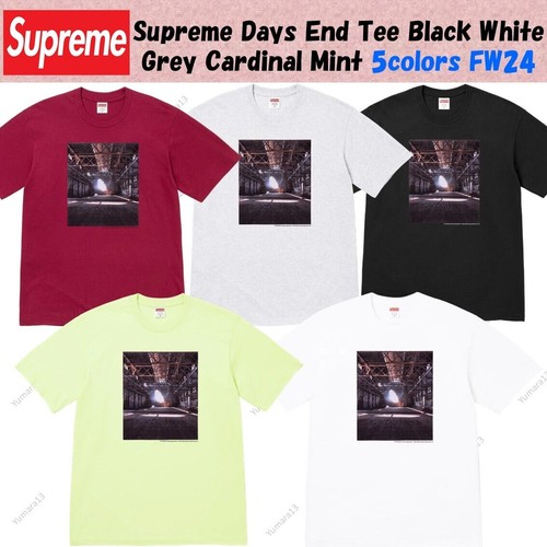 Shirt supreme days end noir - t-shirt,