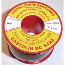 Castolin BC 5423 - 500g - Etain 97% cuivre 3% lot de deux bobines 1 Kg au total
