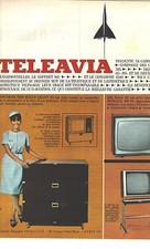 PUBLICITE advertising  1965  TELEAVIA téléviseurs meubles