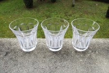 Lot de 3 beaux verres gobelets
