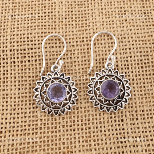Argent sterling iolite - argent,