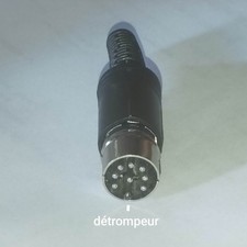 Prise Din Mâle Connecteur  8 Broches Pins           1 Pcs           CL6/39