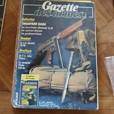 Revue GAZETTE ARMES n°149 1986 lance fusees hussard carabine pietta sako triace