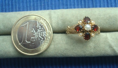 Belle bague massif 9k - massif,