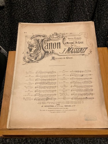 Jules massenet manon le - jules, n°7