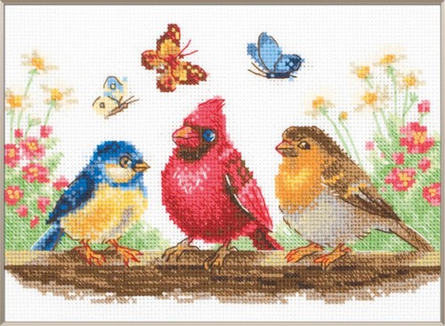 Kit broderie point de - point,
