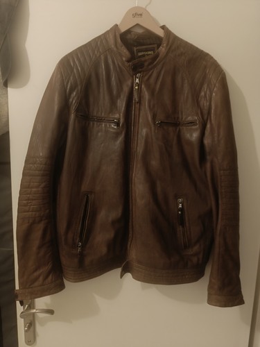 Blouson cuir redskins - blouson,