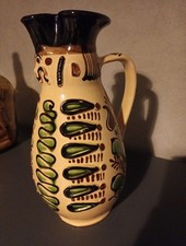 PICHET ANTHROPOMORPHE TERRE CUITE VERNISSÉE STYLE MARQUIS ANCIENNE POTERIE POT