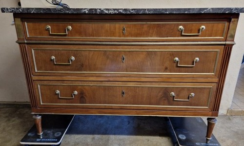 Commode acajou placage - commode, et