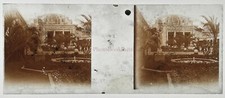 PARIS Exposition coloniale 1931 La nuit Photo Plaque Stereo Vintage V51L3n2