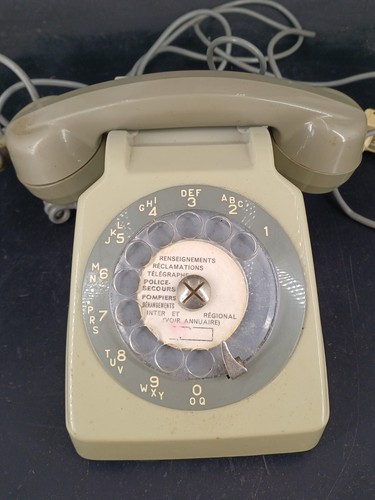 Téléphone cadran vintage - cadran,