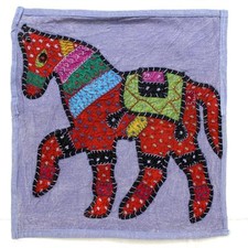 Housse de coussin en coton