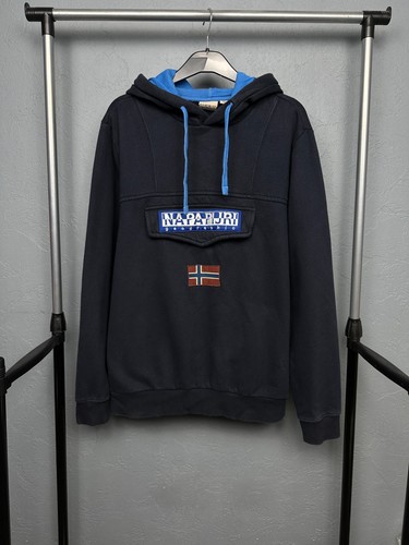 Napapijri mens big logo - logo, hoodie