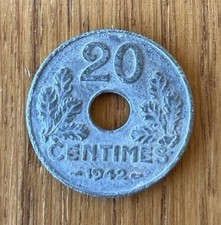 pièce monnaie française - 20