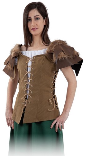 Veste fourrure médiévale - veste,