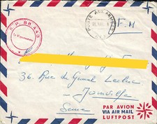 Algérie Lettre 1961 Vaguemestre SP88.443 AFN en franchise militaire