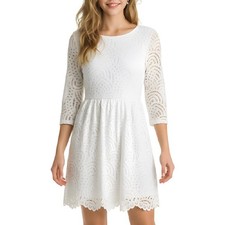 Robe blanche en dentelle, robe