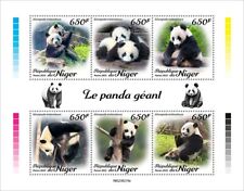 2024 08- NIGER  - GIANT PANDAS             6V    MNH ** T