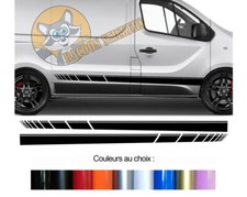 2 BANDES BAS DE CAISSE POUR OPEL VIVARO SPORT FOURGON STICKER BD573N-99