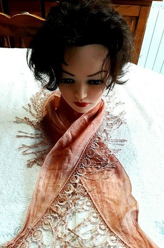 Foulard triangle saumon - triangle,