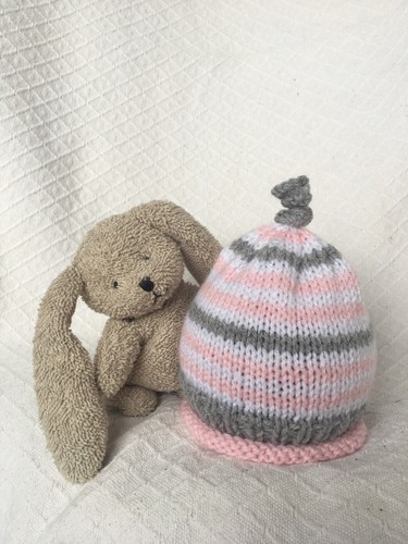 Chapeau lutin bébé - , tricoté