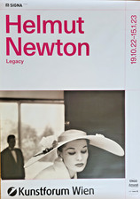 HELMUT NEWTON - AFFICHE ORIGINALE D'EXPOSITION - LEGACY - KUNSTFORUM WIEN - 2022