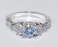 Bague Pierre Moissanite 2