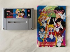 Nintendo SNES Sailormoon Cartouche et notice