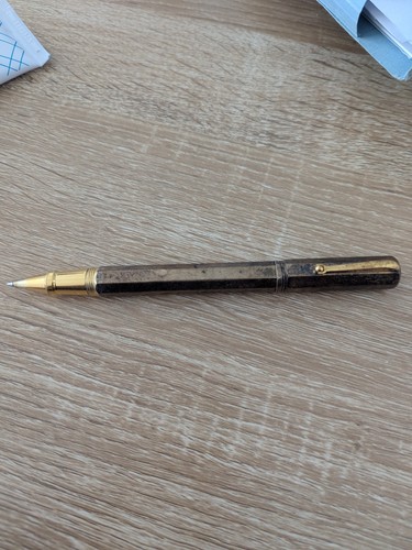 Stylo bille montegrappa doré - stylo,
