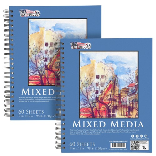 Mixed media paper pad - mixed,