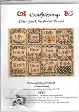 point de croix grille avec 8 charms métal