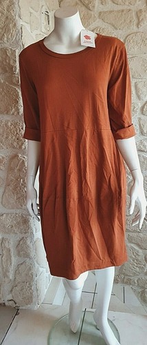 Robe unie rouille - , talia