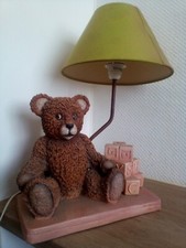 Lampe ourson Country Corner Teddy bear lampe à poser chambre enfant style rétro 