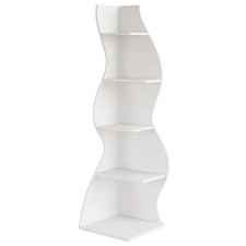 Bibliothèque d'angle à 5
