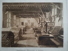 Rare Eau-Forte Imprimerie