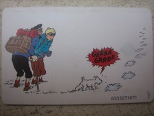 Carte téléphonique tintin - téléphonique, au