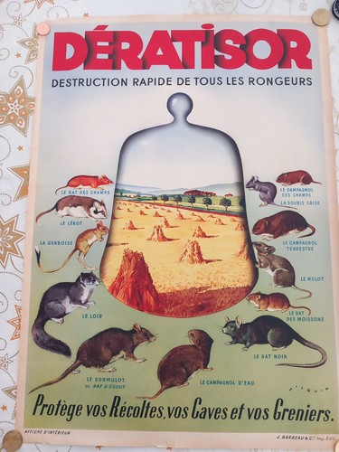 Affiche ancienne publicitaire - ,