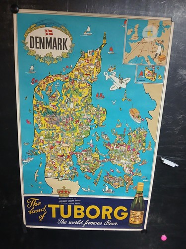 Affiche biere tuborg danemark - affiche,