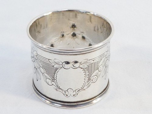 Rond serviette argent - serviette,