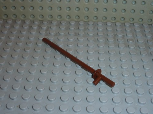 Lego oldbrown minifig - minifig, lance