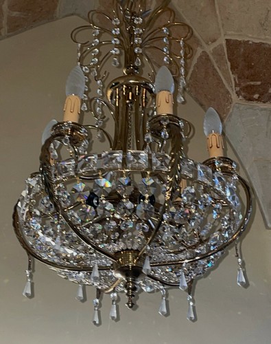 Lustre français laiton et - lustre,