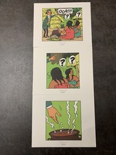 3 Planches Strip Herge Moulinsart BD 2011 Album Tintin Et Les Picaros