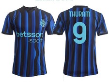 Maillot Thruam Inter Home 2025 2026 noir officiel adulte enfant