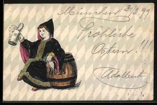 Carte postale munich kindl - carte,